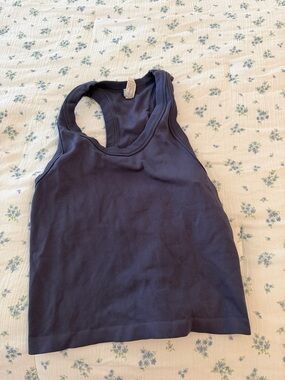 90 Degree By Reflex Navy Racerback Tank - Seamless Active Top